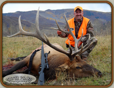 Gyno with his very impressive 6x6 Bull taken with Silver Peaks Outfitters of SW Colorado