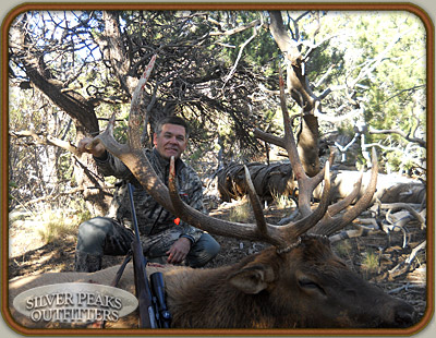 Lester shows off his trophy 6 pt Bull Elk